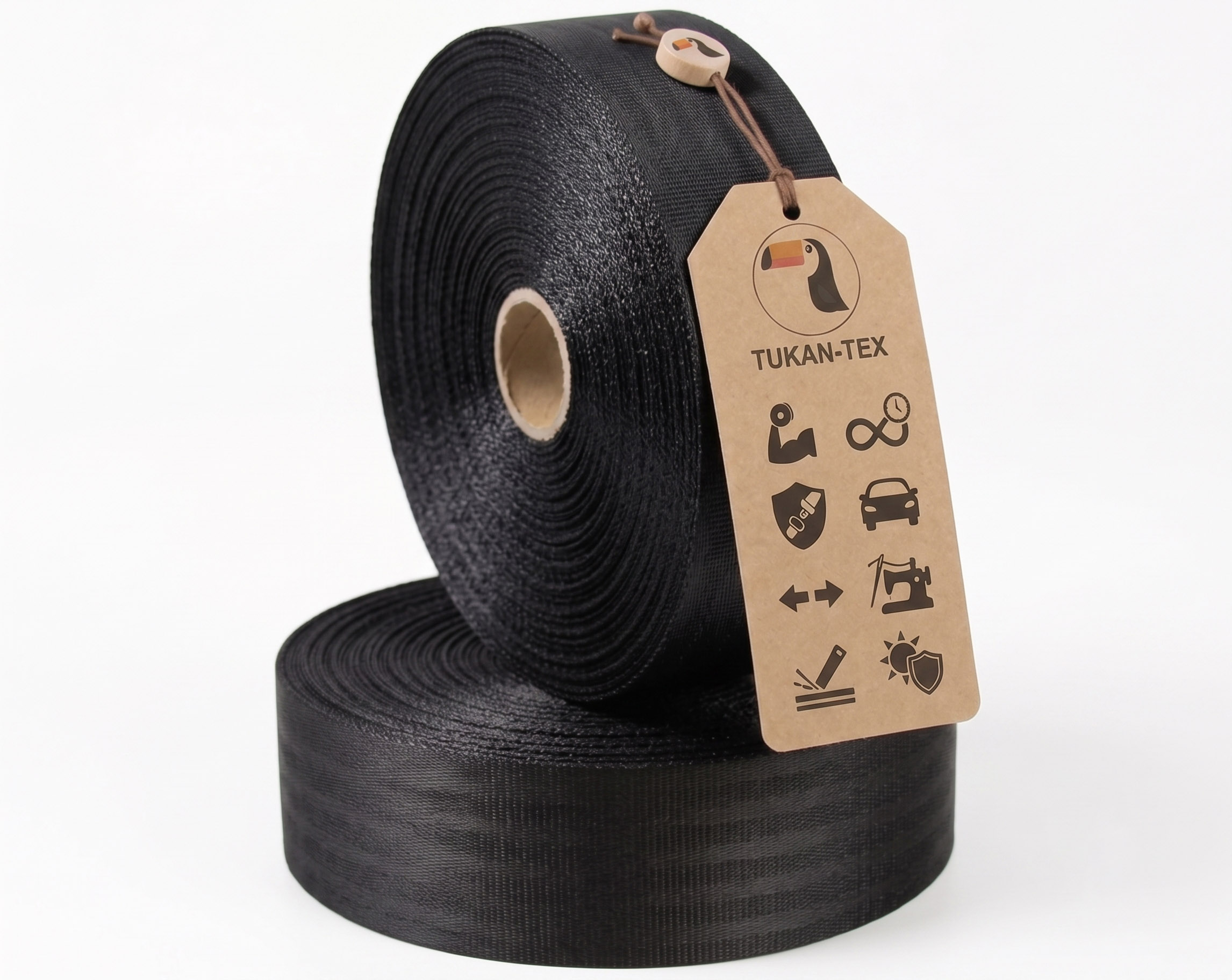 Taśma Nośna 50 mm – Imitacja Pasa Samochodowego  25 metrów